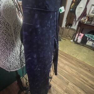 Blue Camouflage Leggings